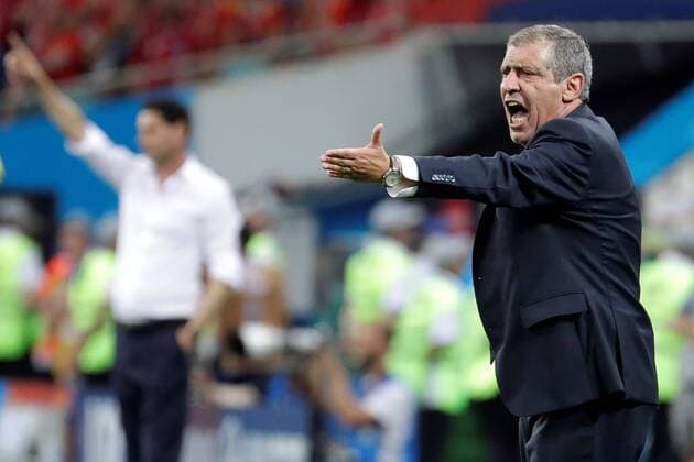 WM 2018, Portugal - Spanien Portugal s coach Fernando Santos during the FIFA World Cup WM Weltmeisterschaft Fussball 2018 Group B soccer match between Portugal and Spain, in Sochi, Russia, 15 June 2018. PORTUGAL VS. SPAIN !ACHTUNG: NUR REDAKTIONELLE NUTZUNG!  Copyright: xSebastiaoxMoreirax FWC04-221 20180615-636646959871638135