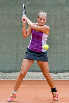 ITF Womens Circuit 6 ITF Bredeney Ladies Open 2018 of 11 16 June 16 06 2018 Club Tennis Club Bredeney e V Essen 5037 Zeißbogen 29 45133 Essen Essen GER ITF Womens Circuit 6 ITF Bredeney Ladies Open 2018 from 11 16 June in the picture Cindy BURGER NED at the backhand nph Mauelshagen nph00321