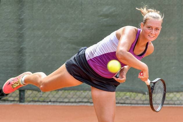 ITF Womens Circuit 6 ITF Bredeney Ladies Open 2018 from 11 16 June 16 06 2018 Club Tennis Club Bredeney e V Essen 5037 Zeißbogen 29 45133 Essen Essen GER ITF Womens Circuit 6 ITF Bredeney Ladies Open 2018 from 11 16 June in the picture Cindy BURGER NED at the serve nph Mauelshagen nph00321