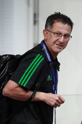 Mexico s nationa soccer team coach, Colombian Juan Carlos Osorio, delivers a press conference PK Pressekonferenz at the Luzhniki stadium in Moscow, Russia, 16 June 2018. Mexico will face Germany tormorrow during the FIFA World Cup WM Weltmeisterschaft Fussball Russia 2018. Mexico s national soccer team press conference in Moscow !ACHTUNG: NUR REDAKTIONELLE NUTZUNG!  Copyright: xJosexMendezx MOS01 20180616-636647802171093733