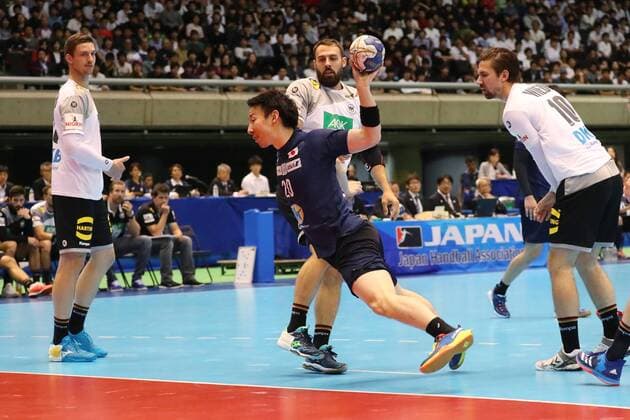Jin Watanabe (JPN), JUNE 16, 2018 - Handball : Japan Cup 2018 Tokyo between Japan - Germany at Tokyo Metropolitan Gymnasium, Tokyo, Japan. NOxTHIRDxPARTYxSALES.  (80244446)