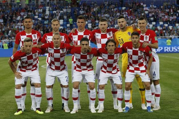Futbol, Croacia vs Nigeria Copa Mundial de Rusia 2018 El equipo de Croacia posa para los fotografos antes del partido del grupo D contra Nigeria disputado en el estadio Kalingrad de Kalingrad, Rusia. 16 06 2018 Andres Pina Photosport Football, Croatia vs Nigeria World Cup Russia 2018 Croatia s team pose for photographers prior to the group D football match against Nigeria held at the Kalingrad stadium in Kalingrad, Russia. 16 06 2018 Andres Pina Photosport Croacia vs Nigeria, mundial de Rusia 2018 