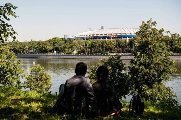 180617 General view of Luzhniki Stadium prior to the FIFA World Cup group stage match between Germany and Mexico on June 17, 2018 in Moscow Photo Petter Arvidson BILDBYR N Code PA 92069  Copyright: PETTERxARVIDSON BB180617PA008