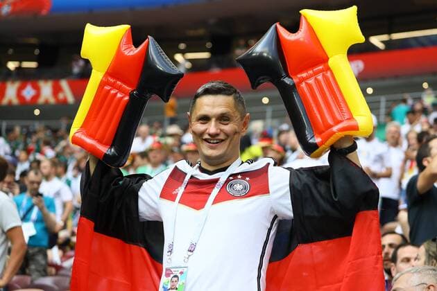 German fan 17 06 2018 Germany vs Mexico Luschniki Stadium Moscow