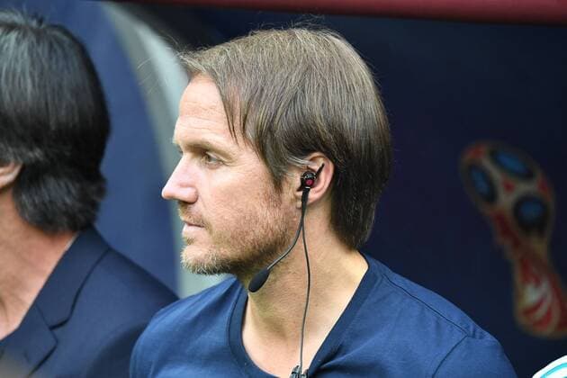 Football Mens Season 2017 18 World Championship in Russia Group F 1 Gameday Lushniki Stadium Moscow Germany Mexico Assistant coach Thomas Schneider Germany with radio connection in the ear 17 06 2018 Copyright: xMatthiasxKochx