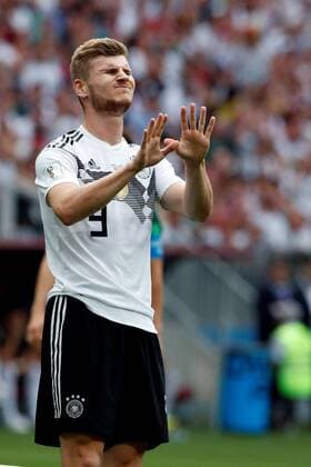 German forward Timo Werner during the FIFA World Cup WM Weltmeisterschaft Fussball 2018 Group F soccer match between Germany and Mexico, in Moscow, Russia, 17 June 2018. GERMANY VS. MEXICO !ACHTUNG: NUR REDAKTIONELLE NUTZUNG!  Copyright: xAlbertoxEstevezx FWC09-87 20180617-636648529829610370