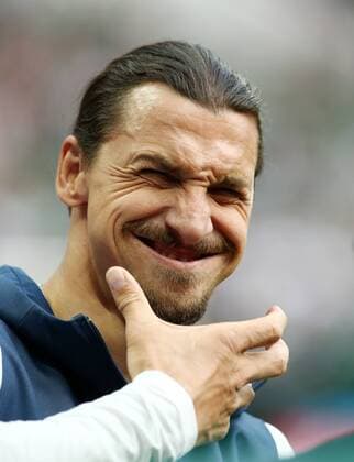 Slatan Ibrahimivic Sweden as a spectator Grimace Komik Humor Sports Football Soccer FIFA World Cup Russia Russia 2018 Season 2017 2018 17 06 2018 BR Germany GER vs Mexico MEX