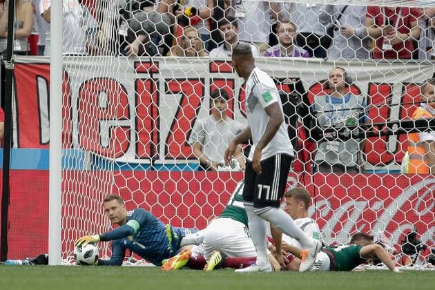 Russia: Germany versus Mexico-World Cup Russia 2018 During the match between Germany and Mexico, valid for the first round of group F of the 2018 World Cup, held at the Luzhniki Stadium; latest score 0-1. MOSCOU VAZIO Russia  ThiagoxBernardesx xPacificxPress