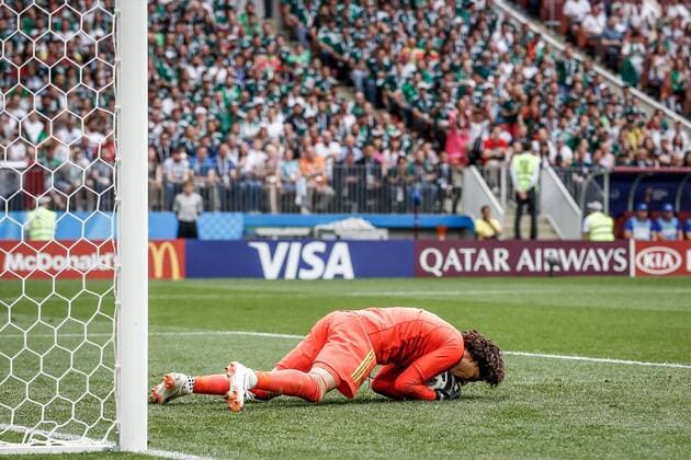 Russia: Germany versus Mexico-World Cup Russia 2018 During the match between Germany and Mexico, valid for the first round of group F of the 2018 World Cup, held at the Luzhniki Stadium; latest score 0-1. MOSCOU VAZIO Russia  ThiagoxBernardesx xPacificxPress