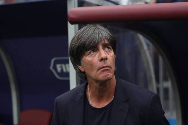 June 17, 2018, Russia, Moscow, FIFA World Cup WM Weltmeisterschaft Fussball First round, Group F, Germany vs Mexico at the Luzhniki stadium. Head coach of the national team Nationalteam Joachim Loew; Joachim Leo MaksimxKonstantinov 
