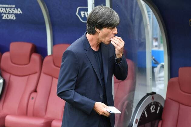 Soccer Men Season 2017 18 World Championships in Russia Group F 1 Gameday Luschniki Stadium Moscow Germany Mexico National coach Joachim Löw Germany before the match 17 06 2018 Copyright: xMatthiasxKochx