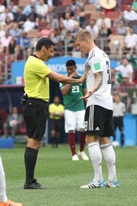 June 17, 2018 - Moscow, Russia - June 17, 2018, Russia, Moscow, FIFA World Cup WM Weltmeisterschaft Fussball First round, Group F, Germany vs Mexico at the Luzhniki stadium. Player of the national team Nationalteam 2018 , -  - ZUMAl75_ 20180617_zaf_l75_525 Copyright: xMaksimxKonstantinovx