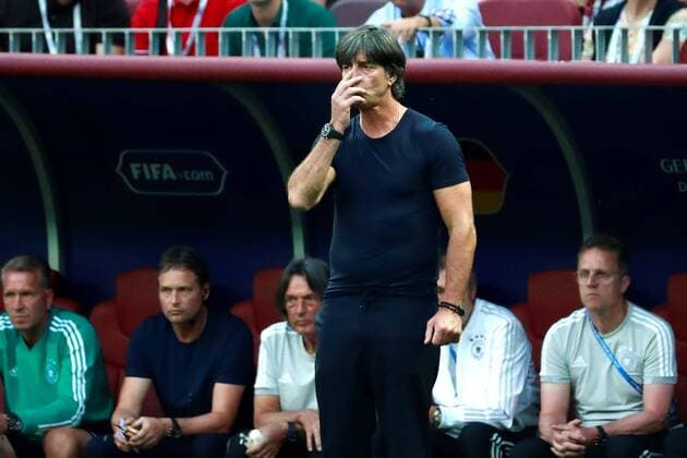 German coach Joachim Loew during the FIFA World Cup WM Weltmeisterschaft Fussball 2018 Group F soccer match between Germany and Mexico, in Moscow, Russia, 17 June 2018. GERMANY VS. MEXICO !ACHTUNG: NUR REDAKTIONELLE NUTZUNG!  Copyright: xJosexMendezx FWC09-160 20180617-636648582484584681
