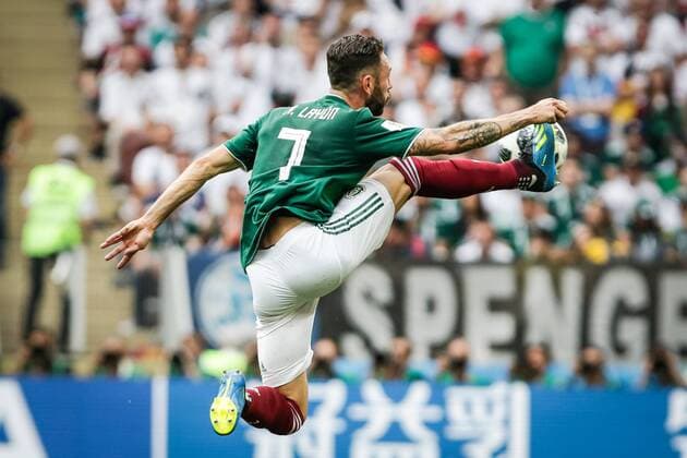 Bilder des Tages - SPORT Russia: Germany versus Mexico-World Cup Russia 2018 A match between Germany and Mexico, valid for the first round of group F of the 2018 World Cup, held at the Luzhniki Stadium. Final score between Germany and Mexico is 0-1. MOSCOU VAZIO Russia  ThiagoxBernardesx xPacificxPress