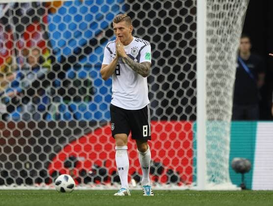 Toni Kroos Germany Germany tries to pray 17 06 2018 Germany vs Mexico Luschniki Stadium Moscow