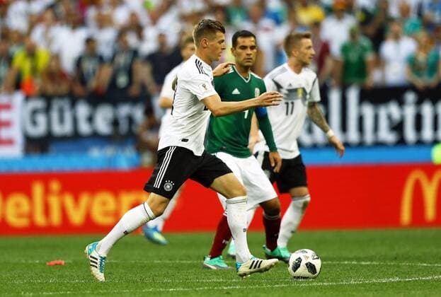 Toni Kroos Germany Germany vs Raul Jimenez Mexico Mexico 17 06 2018 Germany vs Mexico Luschniki Stadium Moscow