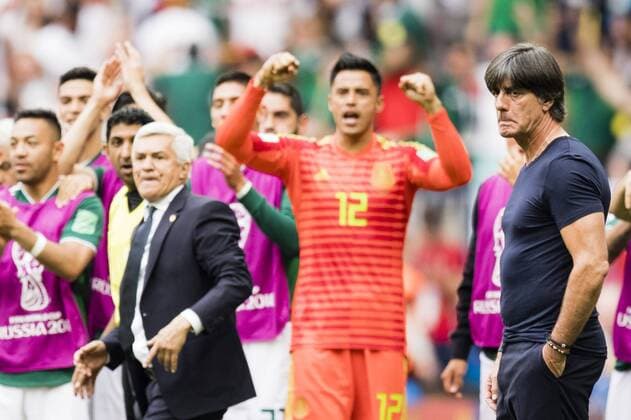 Moscow 17 06 2018 Coach Joachim Löw Germany disappointed Germany Mexico