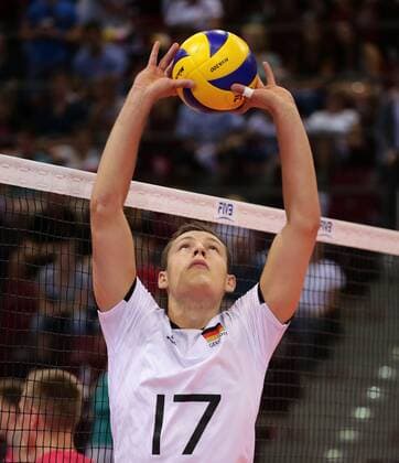 Stuttgart Volleyball Nations League Germany vs Russia Jan Zimmermann Germany