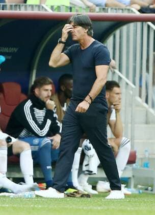Coach Joachim Loew disappointed disappointment Sport Football Soccer FIFA World Cup Russia Russia 2018 Season 2017 2018 17 06 2018 BR Germany GER vs Mexico MEX