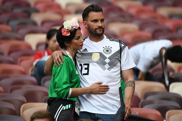 Soccer Men Season 2017 18 World Cup in Russia Group F 1 Gameday Luschniki Stadium Moscow Germany Mexico Disappointment after the final whistle on German fans 17 06 2018 Copyright: xMatthiasxKochx