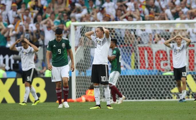 Themen der Woche - SPORT KW25 Bilder des Tages - SPORT Moscow 2018. FIFA World Cup WM Weltmeisterschaft Fussball Group F football match at Luzhniki Stadium Germany against Mexico. 