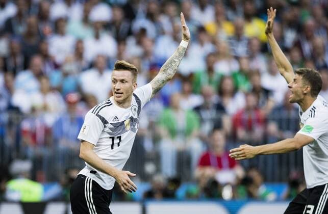 Moscow 17 06 2018 Marco Reus Germany Thomas Müller Germany Germany Mexico