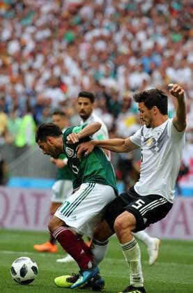 RUSSIAN FEDERATION. Moscow 17 june 2018. Stadium LUZHNIKI. 2018 FIFA World Cup WM Weltmeisterschaft Fussball Russiaª. Germany vs Mexico. 5.Mats HUMMELS (Germany). 