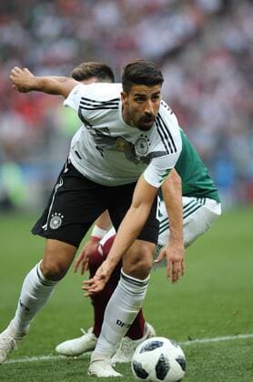 17.06.2018. Moscow, Russian: Khedira in action during the FIFA World Cup WM Weltmeisterschaft Fussball Russia 2018, Group F, football match between GERMANY v MEXICO in Luzhniki Stadium in Moscow.  Copyright: xMarcoxIacobuccix xIPAx xMarcoxIacobuccix