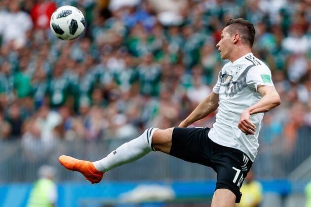 Moscow Russia 17 06 2018 FIFA World Cup Group F Germany Mexico Julian Draxler GER in action DeFodi507