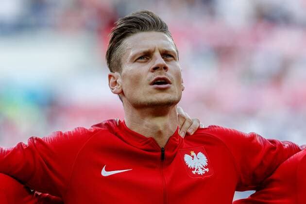 Moscow Russia 19 06 2018 FIFA World Cup Group H Poland Senegal Lukasz Piszczek POL looks DeFodi507