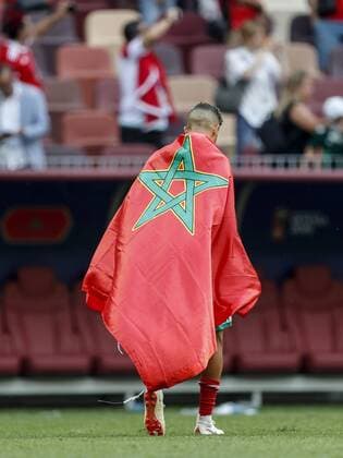 Bilder des Tages - SPORT Faycal Fajr of Morocco during the 2018 FIFA World Cup WM Weltmeisterschaft Fussball Russia group B match between Portugal and Morocco at the Luzhniki Stadium on June 20, 2018 in Moscow, Russia FIFA World Cup 2018 Russia 2017 2018 xVIxVIxImagesx xMauricexvanxSteenxWKxIVx 11256539