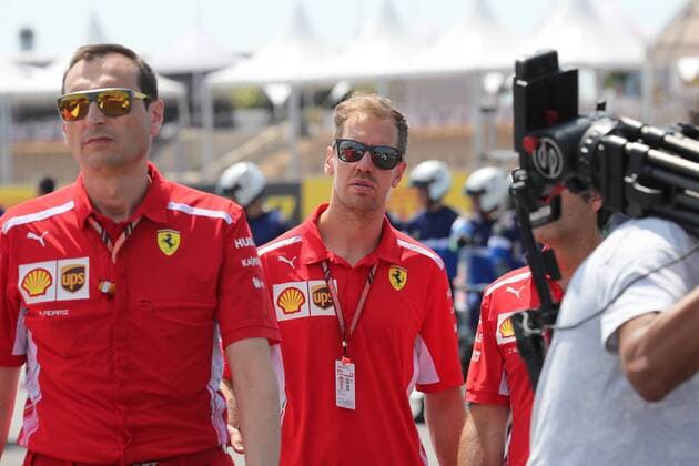 Photo4 LaPresse 21 06 2018 Paul Ricard, France Grand Prix Formula One France 2018 In the pic: Sebastian Vettel (GER) Scuderia Ferrari SF71H  Copyright: xPhoto4 LaPressex