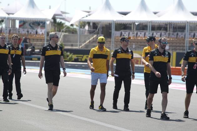 Formel 1, GP Frankreich, Streckenbesichtigung Photo4 LaPresse 21 06 2018 Paul Ricard, France Grand Prix Formula One France 2018 In the pic: Carlos Sainz Jr (ESP) Renault Sport F1 Team RS18  Copyright: xPhoto4 LaPressex