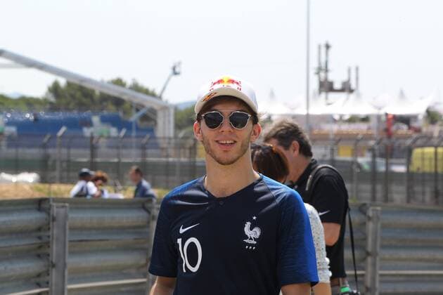 Formel 1, GP Frankreich, Streckenbesichtigung Photo4 LaPresse 21 06 2018 Paul Ricard, France Grand Prix Formula One France 2018 In the pic: Pierre Gasly (FRA) Scuderia Toro Rosso STR13  Copyright: xPhoto4 LaPressex