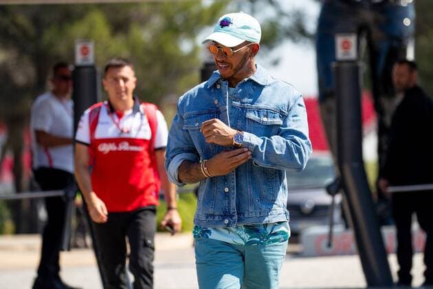 Lewis Hamilton Mercedes AMG Petronas Formula One team arrives at the Grand Prix of France 2018 Race Motorsport Formula 1 21 06 2018 French Grand Prix 2018 Race Motorsport Formula 1 21 06 2018 Le Castellet Copyright: xIllman Eibner-Pressefotox EP_eer