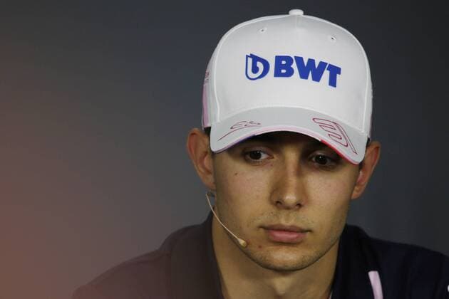 Photo4 LaPresse 21 06 2018 Paul Ricard, France Grand Prix Formula One France 2018 In the pic: Thursday Official Fia press conference PK Pressekonferenz Esteban Ocon (FRA) Sahara Force India F1 VJM11  Copyright: xPhoto4 LaPressex