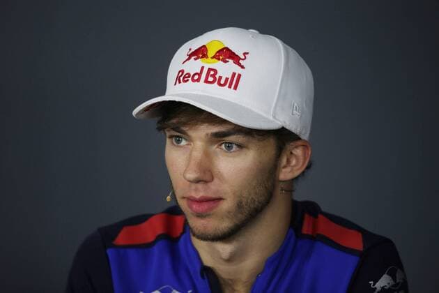 Photo4 LaPresse 21 06 2018 Paul Ricard, France Grand Prix Formula One France 2018 In the pic: Thursday Official Fia press conference PK Pressekonferenz Pierre Gasly (FRA) Scuderia Toro Rosso STR13  Copyright: xPhoto4 LaPressex