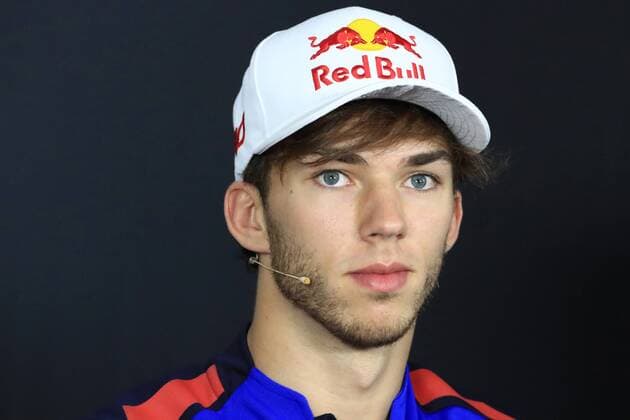 21st June 2018, Circuit Paul Ricard, Le Castellet, France; French Formula One Grand Prix, driver arrivals and press conference PK Pressekonferenz Scuderia Toro Rosso, Pierre Gasly  ActionPlus12039160 Octane