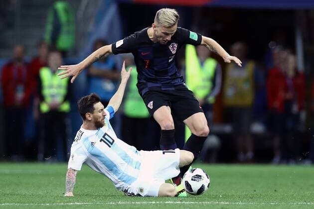 Lionel MESSI Argentina, Ivan RAKITIC Croatia Nizhny Novgorod 21-06-2018 Football FIFA World Cup WM Weltmeisterschaft Fussball Russia 2018 Argentina - Croatia Argentina - Croazia Foto Matteo Ciambelli Insidefoto matteoxciambelli