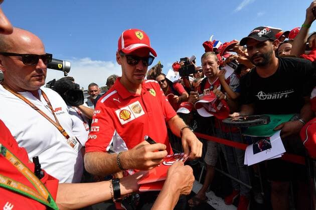 Sebastian Vettel Scuderia Ferrari formula 1 GP France Paul Ricard 22 06 2018 Photo mspb Jerry Andre Sebastian Vettel formula 1 GP France 2018