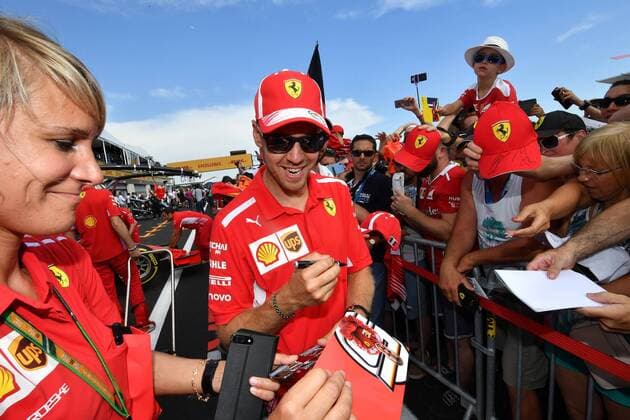 Sebastian Vettel Scuderia Ferrari formula 1 GP France Paul Ricard 22 06 2018 Photo mspb Jerry Andre Sebastian Vettel formula 1 GP France 2018
