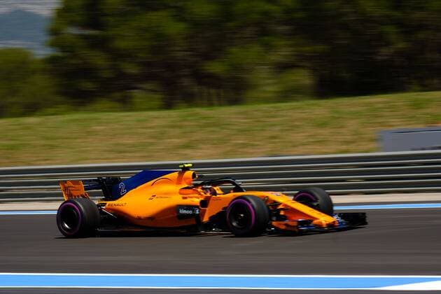 June 22, 2018 - Le Castellet, Var, France - McLaren 2 Driver STOFFEL VANDOORNE (BEL) in action during the Formula one French Grand Prix at the Paul Ricard circuit at Le Castellet - France F1 2018: Spanish Grand Prix: Free Practice 1 - ZUMAp119 20180622_zaf_p119_006 Copyright: xPierrexSteveninx