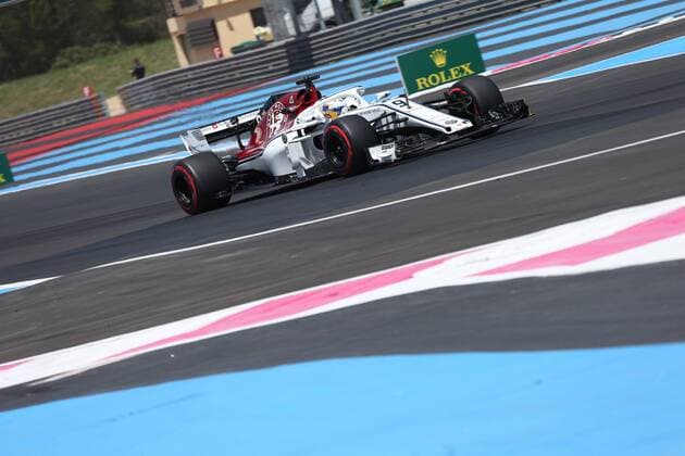 Photo4 LaPresse 22 06 2018 Paul Ricard, France Grand Prix Formula One France 2018 In the pic: free practice 1, Marcus Ericsson (SUE) Alfa Romeo Sauber C37  Copyright: xPhoto4 LaPressex