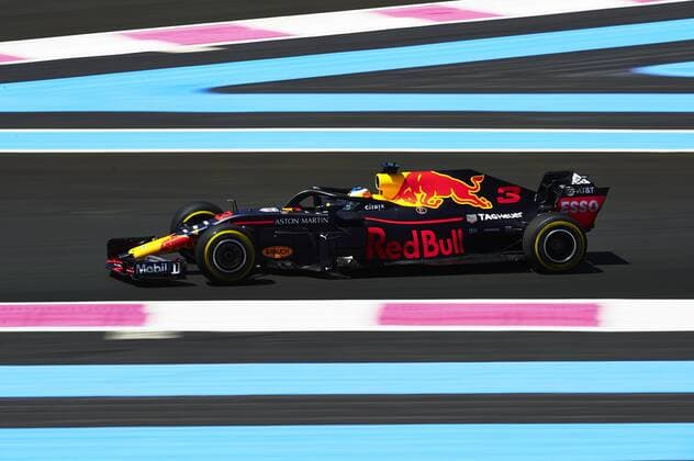 Formel 1, GP Frankreich 22nd June 2018, Circuit Paul Ricard, Le Castellet, France; French Formula One Grand Prix, Friday free practice; Daniel Ricciardo of the Red Bull Racing Team in action during the free practice 1  ActionPlus12039325 PabloxGuillen