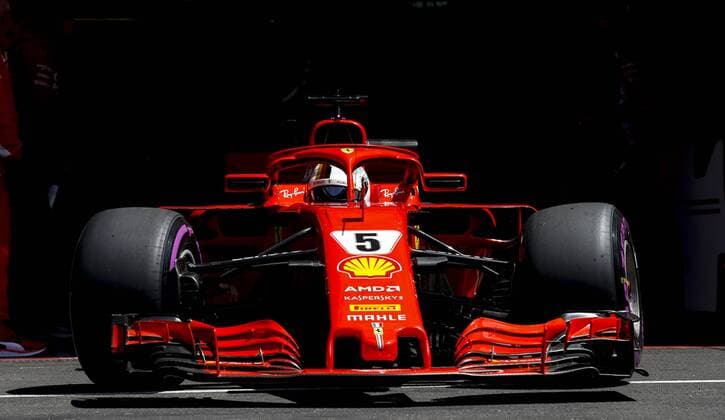 Motorsports: FIA Formula One World Championship WM Weltmeisterschaft 2018, Grand Prix of France, 5 Sebastian Vettel (GER, Scuderia Ferrari), Le Castellet France