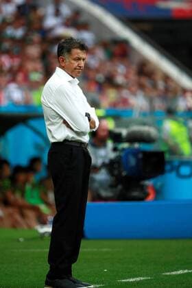 WM 2018, Südkorea - Mexiko Mexican National soccer team coach Colombian Juan Carlos Osorio during the FIFA World Cup WM Weltmeisterschaft Fussball 2018 Group F soccer match between Korea Republic and Mexico, in Rostov-On-Don, Russia, 23 June 2018. KOREA REPUBLIC VS. MEXICO !ACHTUNG: NUR REDAKTIONELLE NUTZUNG!  Copyright: xJosexMendezx FWC28-18 20180623-636653713755068047