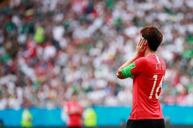 WM 2018, Südkorea - Mexiko South Korean midfielder Ki Sung-yueng during the FIFA World Cup WM Weltmeisterschaft Fussball 2018 Group F soccer match between Korea Republic and Mexico, in Rostov-On-Don, Russia, 23 June 2018. KOREA REPUBLIC VS. MEXICO !ACHTUNG: NUR REDAKTIONELLE NUTZUNG!  Copyright: xJosexMendezx FWC28-28 20180623-636653718012569083