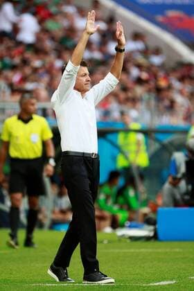 WM 2018, Südkorea - Mexiko Mexican National soccer team coach Colombian Juan Carlos Osorio during the FIFA World Cup WM Weltmeisterschaft Fussball 2018 Group F soccer match between Korea Republic and Mexico, in Rostov-On-Don, Russia, 23 June 2018. KOREA REPUBLIC VS. MEXICO !ACHTUNG: NUR REDAKTIONELLE NUTZUNG!  Copyright: xJosexMendezx FWC28-52 20180623-636653727381046797
