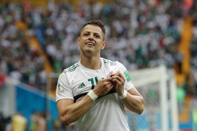 June 23 2018 EUM20180623DEP25 JPG ROSTOV Russia SoccerFutbol World Celebration of the goal scored by Javier Chicharito Hernandez during the match Mexico vs South Korea that gave the victory to the Mexican National Team 2 1 at the Rostov Arena on June 23, 2018 Photo Agency EL UNIVERSALLuis CortesEELG Latin News June 23 2018  - ZUMAu78_ 20180623_zaf_u78_525 Copyright: xElxUniversalx