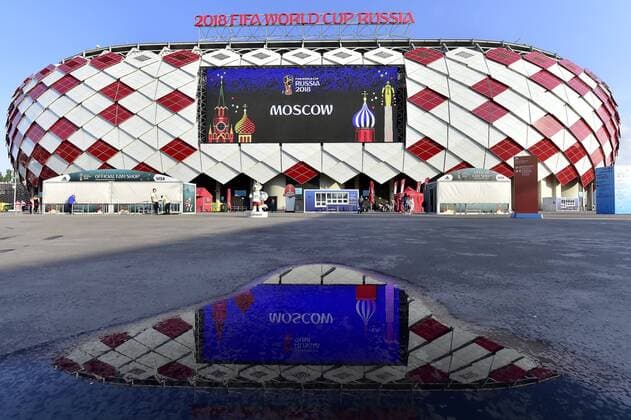 General Spartak stadium view during the FIFA 2018 World Cup Russia FOOTBALL : Stade du Spartak - Coupe du Monde 2018 - Moscou - 23 06 2018 Photonews Panoramic  775137967